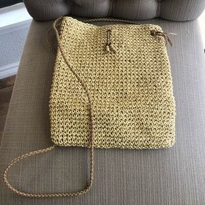 Small Straw Crossbody